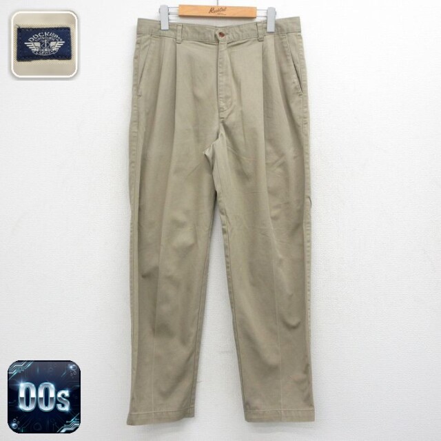 【20%OFF】ドッカーズ 00s パンツ ベージュ 実寸W33 | 古着