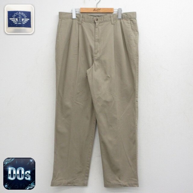 【20%OFF】ドッカーズ 00s パンツ ベージュ 実寸W38 | 古着