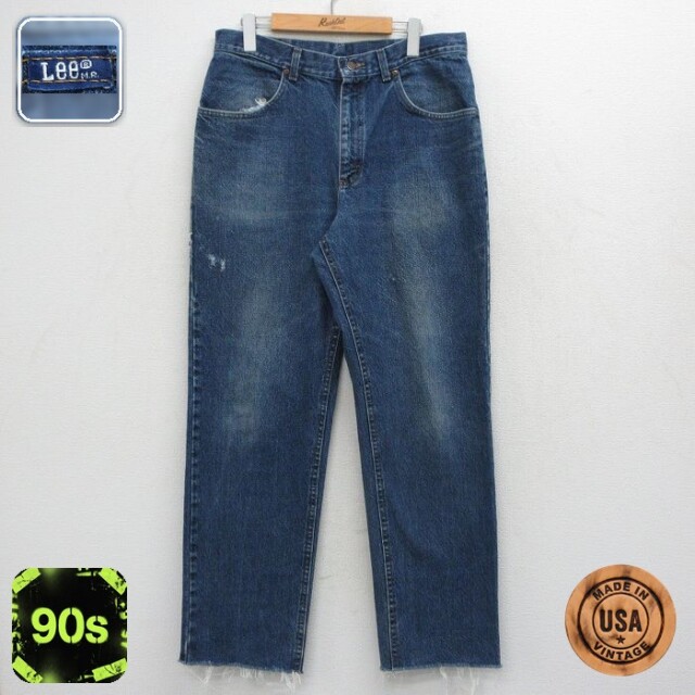 【20%OFF】リー 90s ジーンズ ネイビー 実寸W34 | 古着