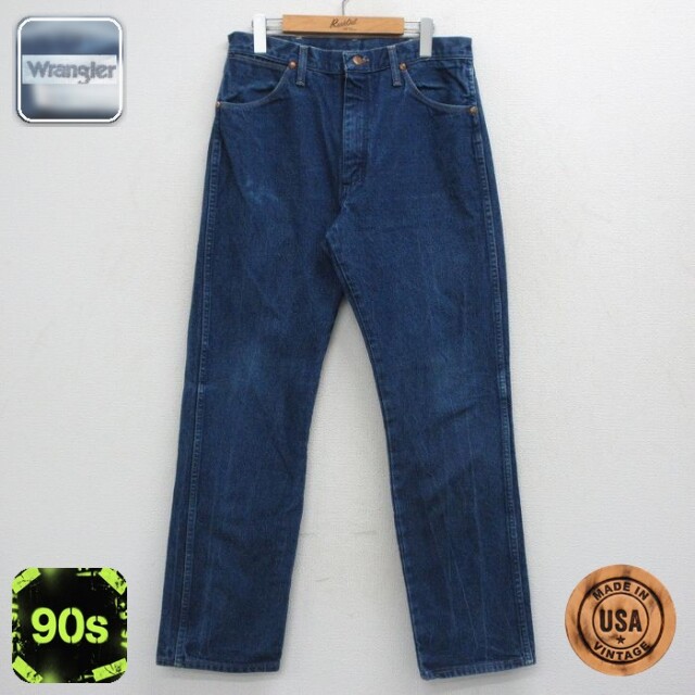 【20%OFF】ラングラー 90s ジーンズ ネイビー 実寸W33 | 古着