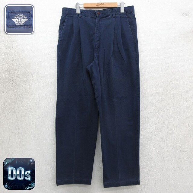 【20%OFF】ドッカーズ 00s パンツ ネイビー 実寸W34 | 古着