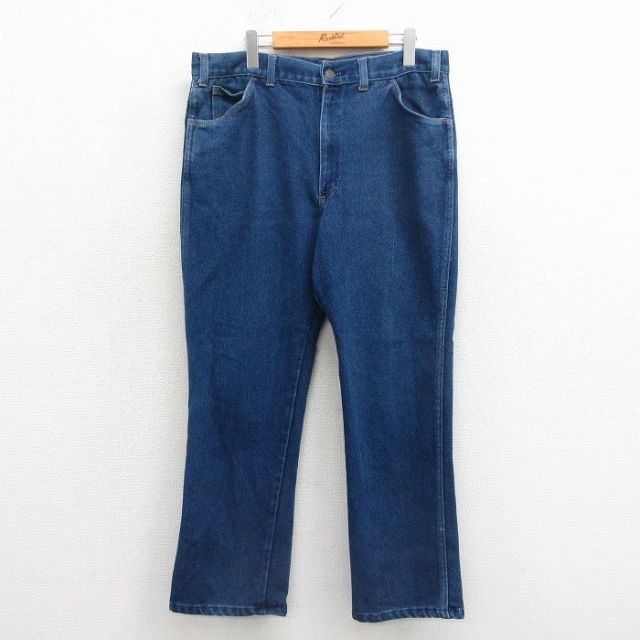 キー 90s ジーンズ タロン ネイビー 実寸W37 | 古着