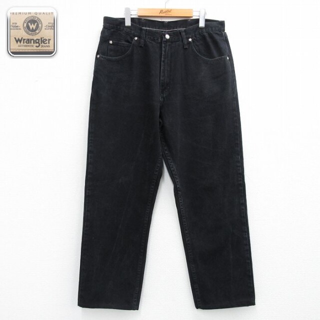 【20%OFF】ラングラー ジーンズ ブラック 実寸W36 | 古着
