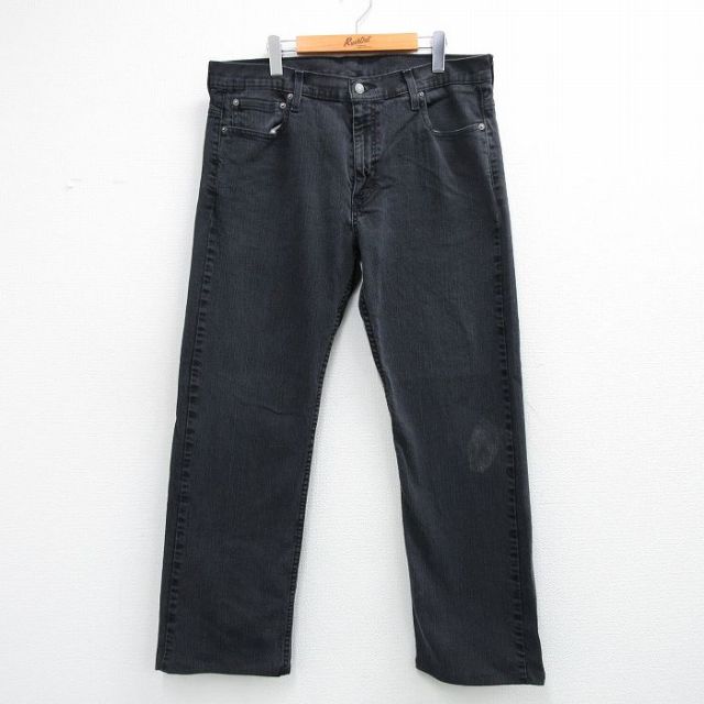 古着通販 W36☆古着 リーバイス Levis 569 ジーンズ メンズ 黒 デニム