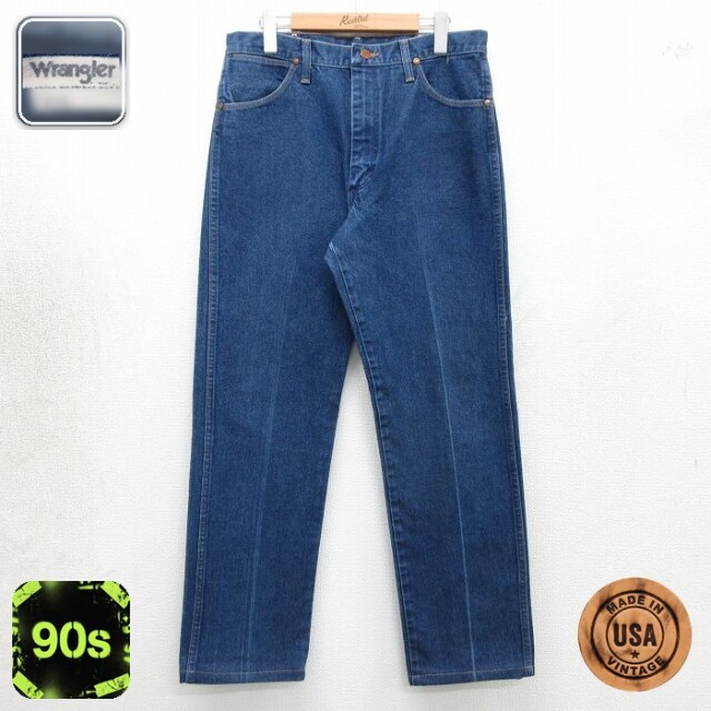 【20%OFF】ラングラー 90s ジーンズ ネイビー 実寸W33 | 古着