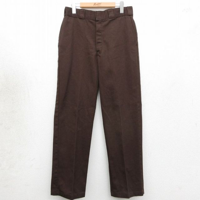 ディッキーズ 90s ワークパンツ 874 ブラウン 実寸W32 | 古着
