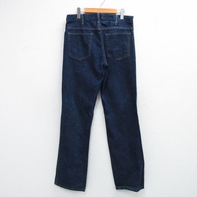 古着通販 W36☆古着 ジーンズ メンズ 80年代 80s コットン タロン 濃紺