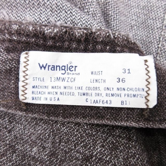 古着通販 W31☆古着 ラングラー ジーンズ メンズ 90年代 90s USA製 茶