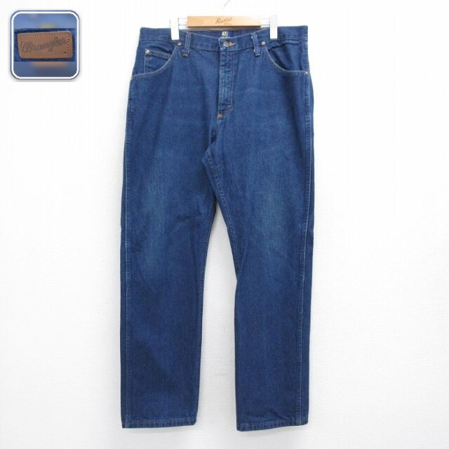 【20%OFF】ラングラー ジーンズ ネイビー 実寸W37 | 古着