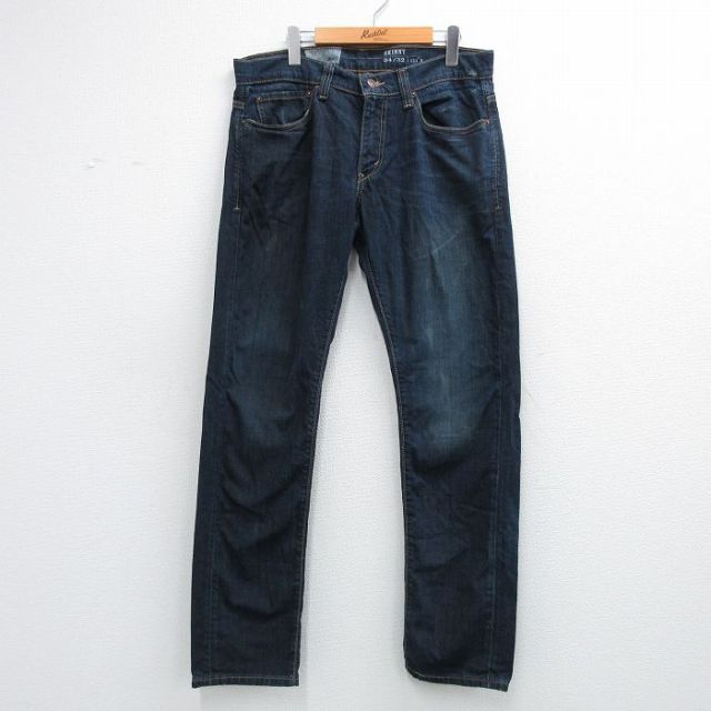 古着通販 W35☆古着 リーバイス Levis 511 ジーンズ メンズ ヒゲ 濃紺