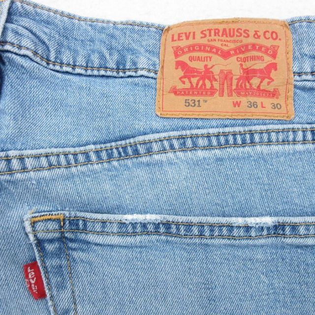古着通販 W34☆古着 リーバイス Levis 531 ジーンズ メンズ ヒゲ
