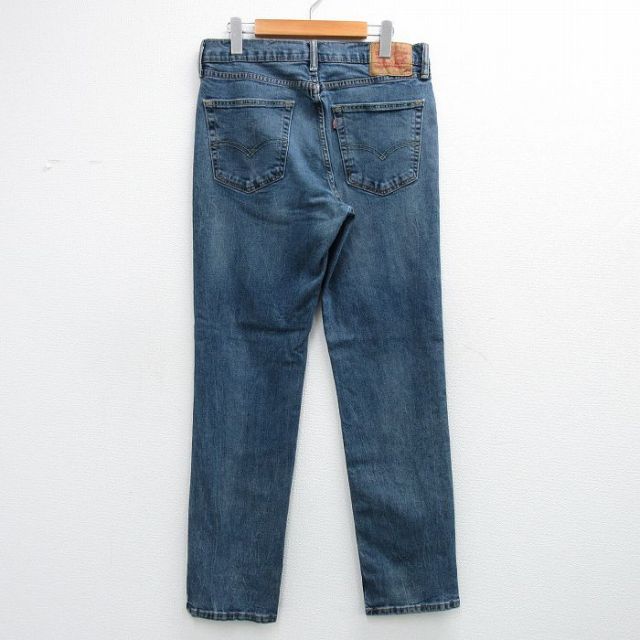 古着通販 W32☆古着 リーバイス Levis 541 ジーンズ メンズ ヒゲ 紺 デニム