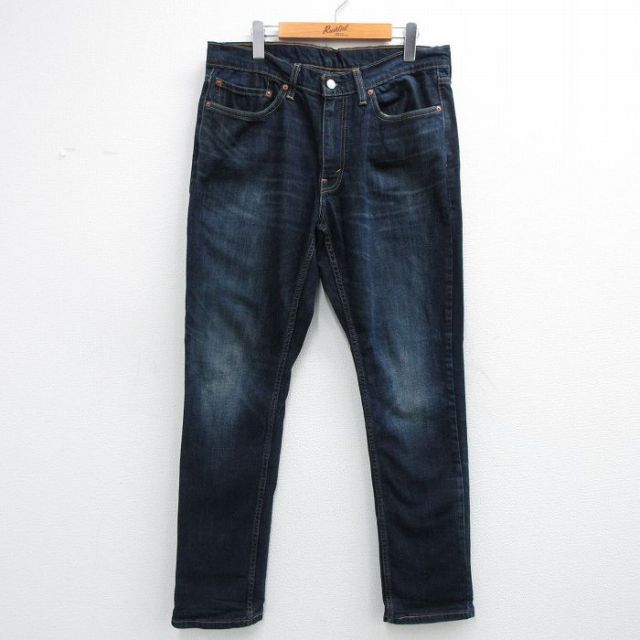 古着通販 W34☆古着 リーバイス Levis 511 ジーンズ メンズ ヒゲ 濃紺