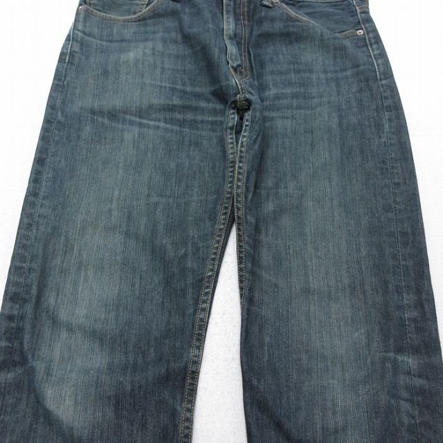 リーバイス569 Levis W34 ブルーデニム 濃紺 古着 ヒゲ 19562 古着通販 W34☆古着 リーバイス Levis 508 ジーンズ メンズ ヒゲ
