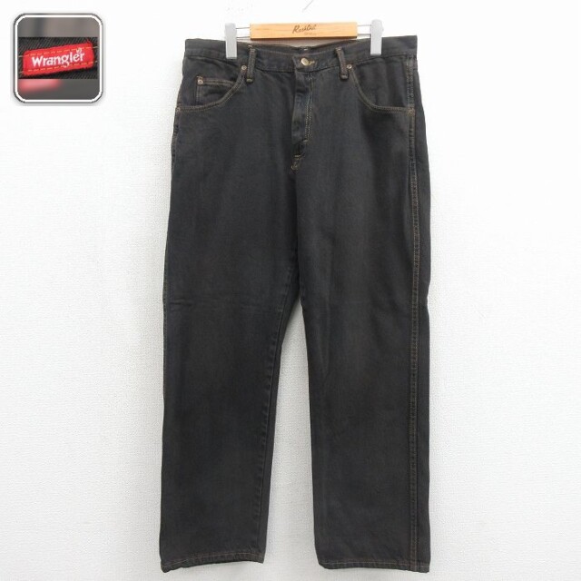 【20%OFF】ラングラー W35 ジーンズ ブラウン | 古着