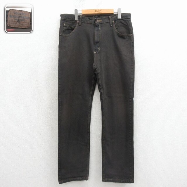 【20%OFF】ラングラー ジーンズ ブラウン 実寸W35 | 古着