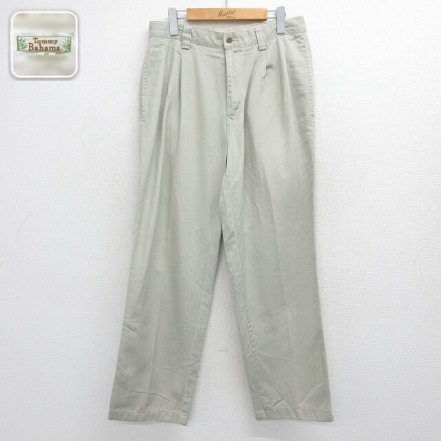 トミーバハマ パンツ ベージュ 実寸W32 | 古着