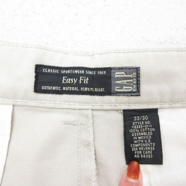 古着通販 W33☆古着 ギャップ GAP パンツ メンズ 00年代 00s コットン