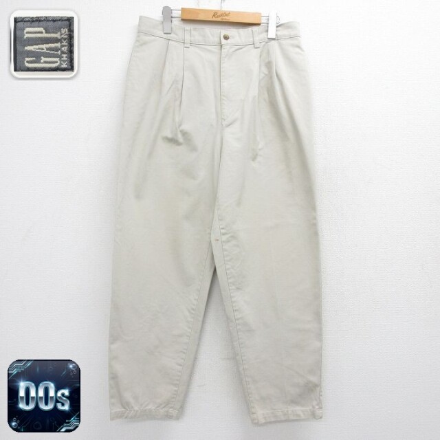 【20%OFF】ギャップ 00s パンツ ベージュ 実寸W33 | 古着