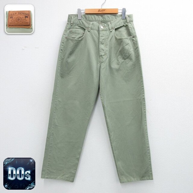 【20%OFF】ギャップ 00s パンツ カーキ 実寸W33 | 古着
