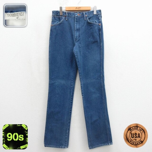 【20%OFF】ラングラー 90s ジーンズ ネイビー 実寸W30 | 古着