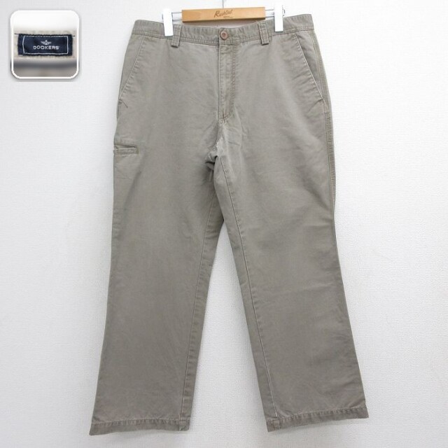 【20%OFF】ドッカーズ パンツ グレー 実寸W35 | 古着