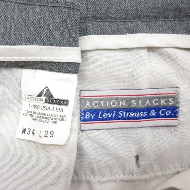 古着通販 W34☆古着 リーバイス Levis アクション スラックス パンツ