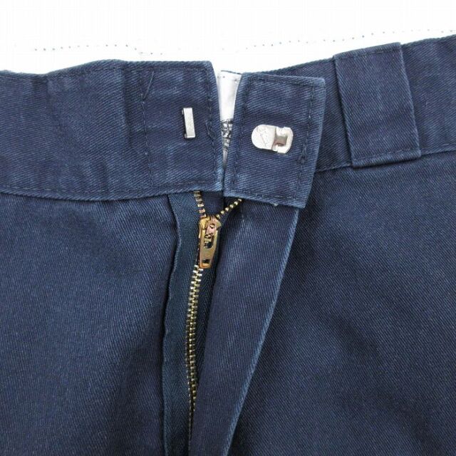 古着通販 W37☆古着 ディッキーズ ワーク パンツ メンズ 874 ネイビー