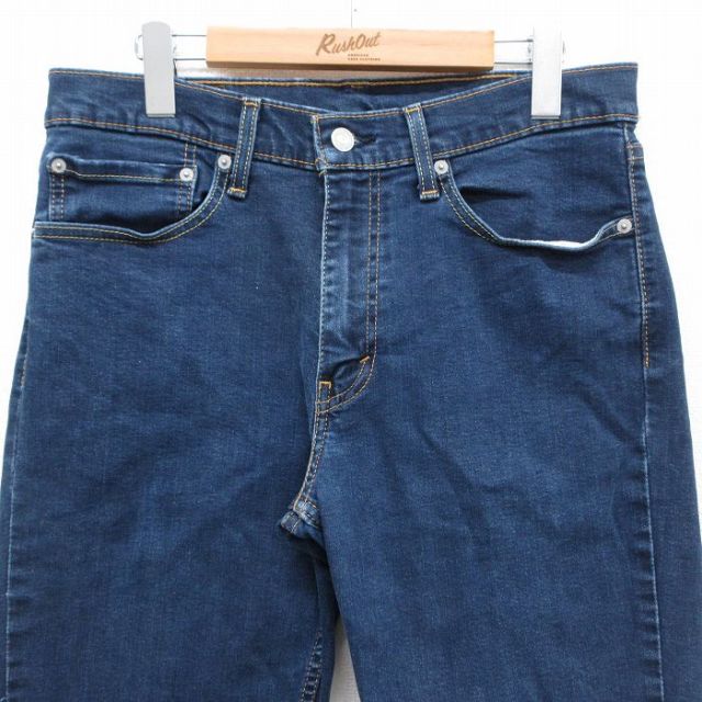 古着通販 W33☆古着 リーバイス Levis 511 ジーンズ メンズ ネイビー