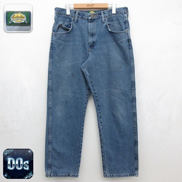 【20%OFF】カベラス 00s ジーンズ デニム ネイビー 実寸W34 | 古着