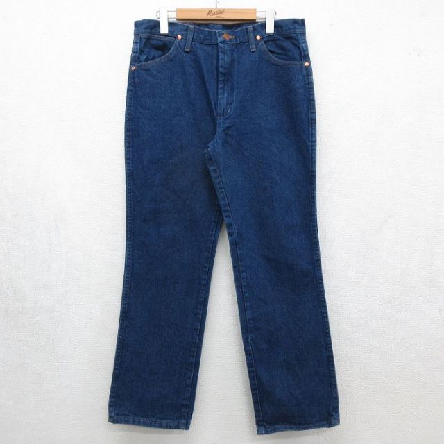 ラングラー ジーンズ ネイビー 実寸W34 | 古着