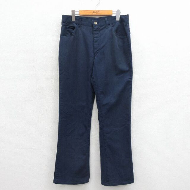 リー 80s パンツ タロン ネイビー 実寸W31 | 古着