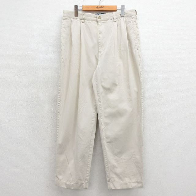 ラルフローレン 90s チノパン ベージュ 実寸W34 | 古着