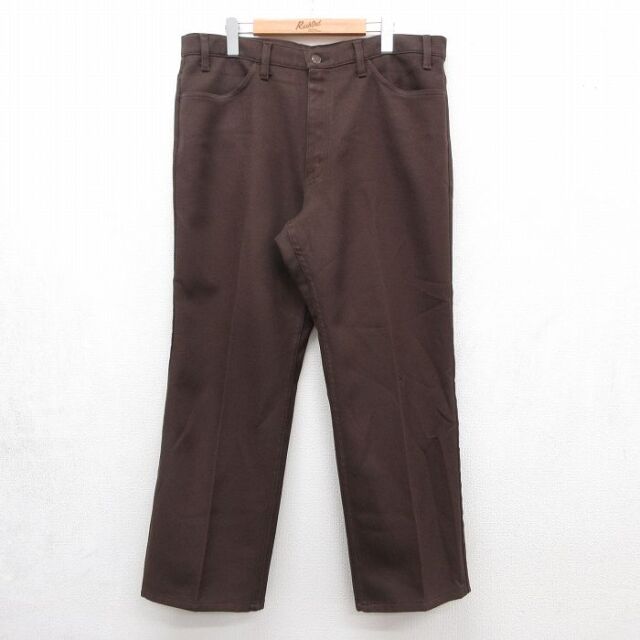 W37/古着 リーバイス Levis 517 パンツ メンズ 80年代 80s フレア ブーツカット USA製 ブラウン【spe】 26jun18 古着通販 W37☆古着 リーバイス Levis 517 パンツ メンズ 80年代 80s