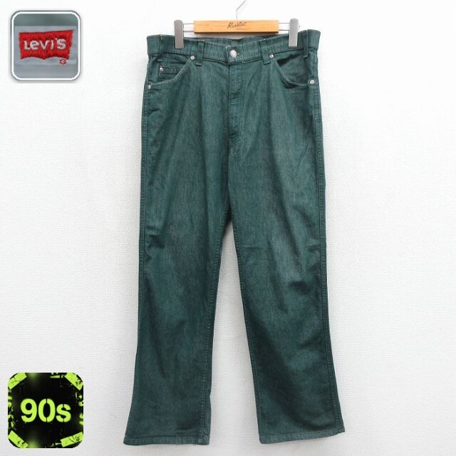 リーバイス 90s ジーンズ アクション グリーン 実寸W34 | 古着