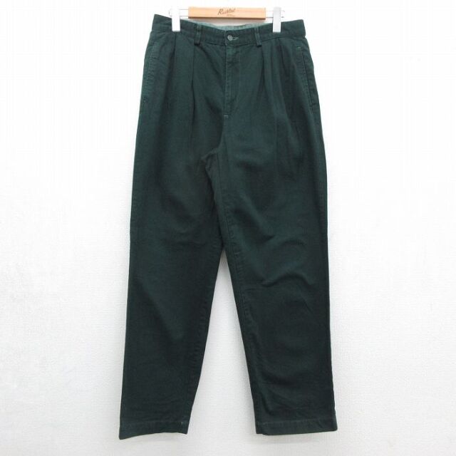 ラルフローレン 90s チノパン グリーン 実寸W31 | 古着