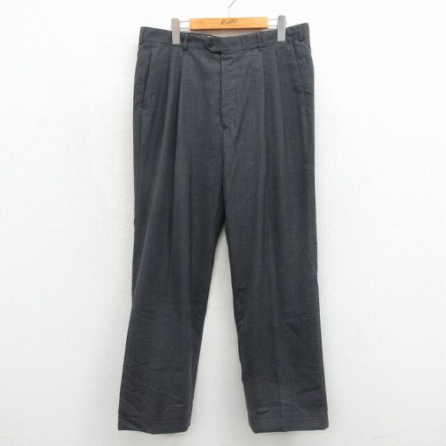 80s スラックス タロン グレー 実寸W34 | 古着