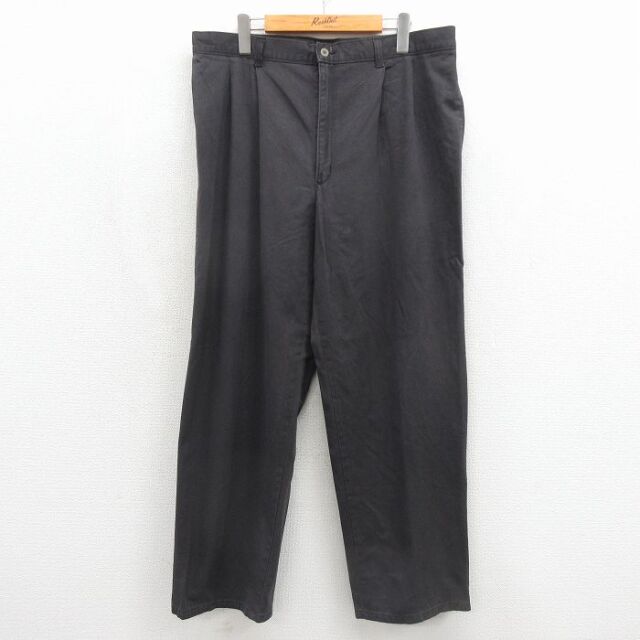 W35★古着 ワーク パンツ メンズ 90年代 90s USA製 タロン ブラック 26jun24