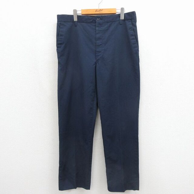 ワークパンツ ネイビー 実寸W35 | 古着