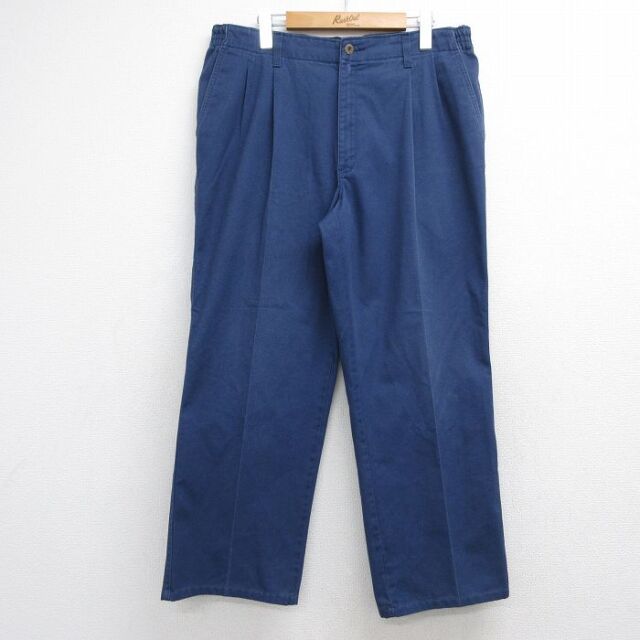 タウンクラフト 90s パンツ ネイビー 実寸W35 | 古着