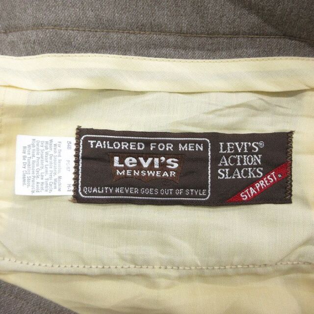古着通販 W36☆古着 リーバイス Levis アクション スラックス パンツ