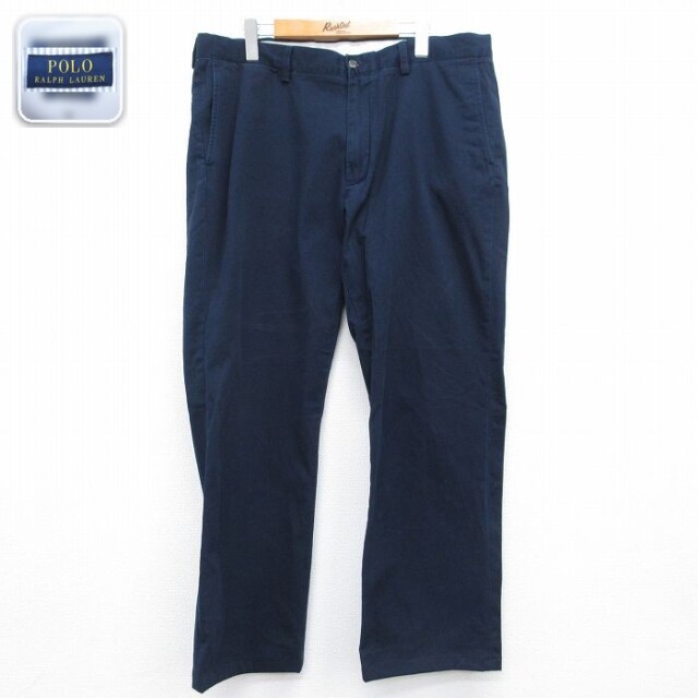 ラルフローレン パンツ ネイビー 実寸W38 | 古着
