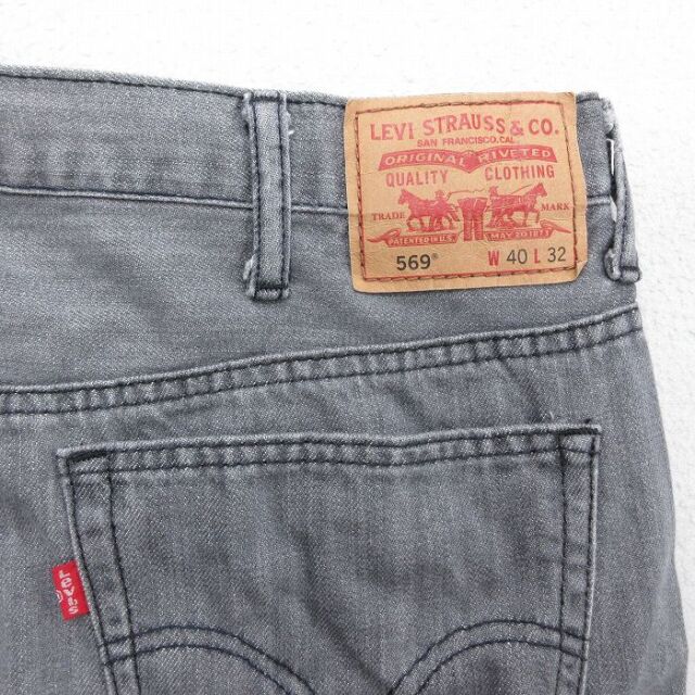古着通販 W40☆古着 リーバイス Levis 569 ジーンズ メンズ 大きい
