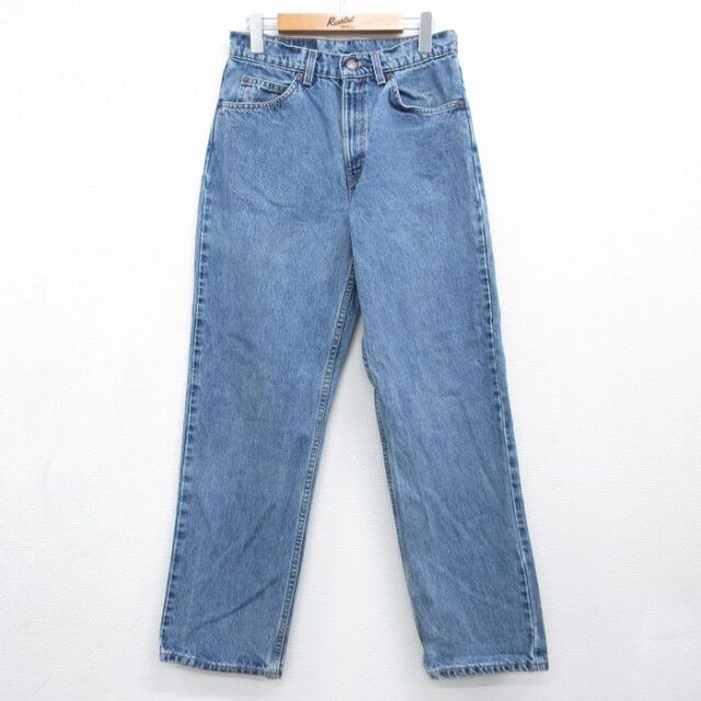 W29/古着 リーバイス Levis 562 ジーンズ メンズ 90年代 90s コットン USA製 ネイビー デニム 26jun29 古着通販 W29☆古着 リーバイス Levis 562 ジーンズ メンズ 90年代 90s