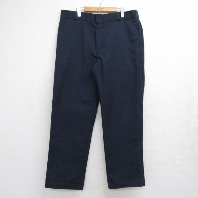 ディッキーズ ワークパンツ ネイビー 実寸W38 | 古着