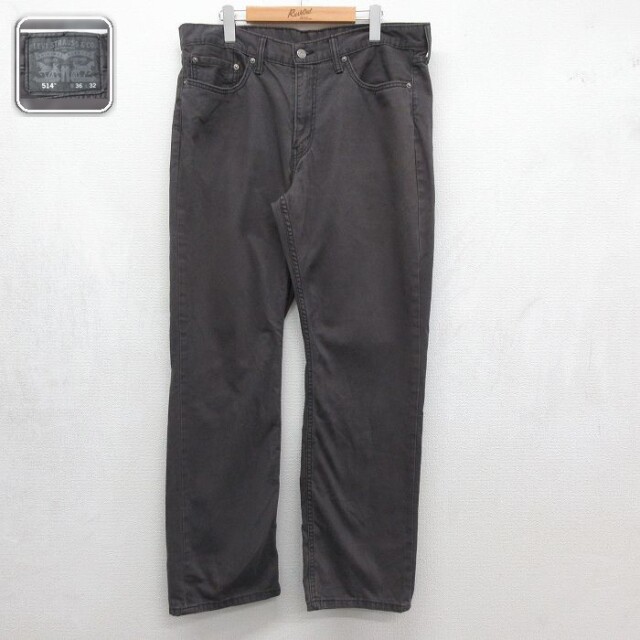 リーバイス514 パンツ ブラック 実寸W36 | 古着