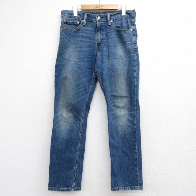 古着通販 W32☆古着 リーバイス Levis 541 ジーンズ メンズ ヒゲ 紺 デニム
