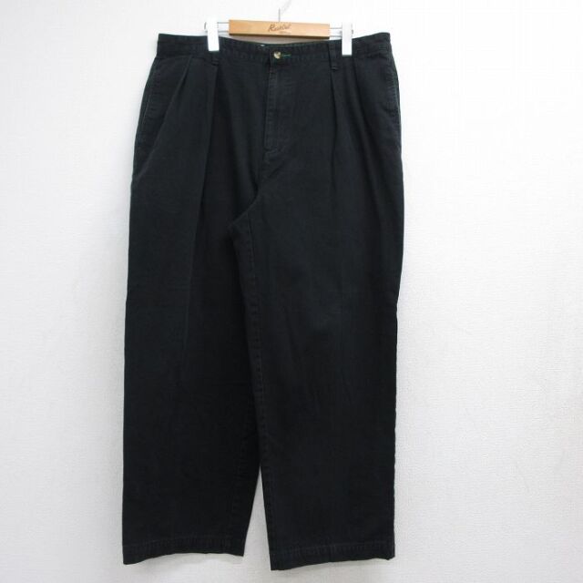 トミーヒルフィガー 90s パンツ ブラック 実寸W38 | 古着