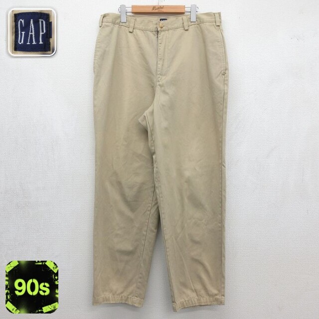 ギャップ 90s パンツ ベージュ 実寸W37 | 古着