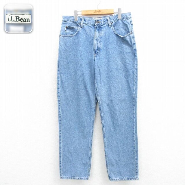 エルエルビーン ジーンズ ネイビー 実寸W33 | 古着